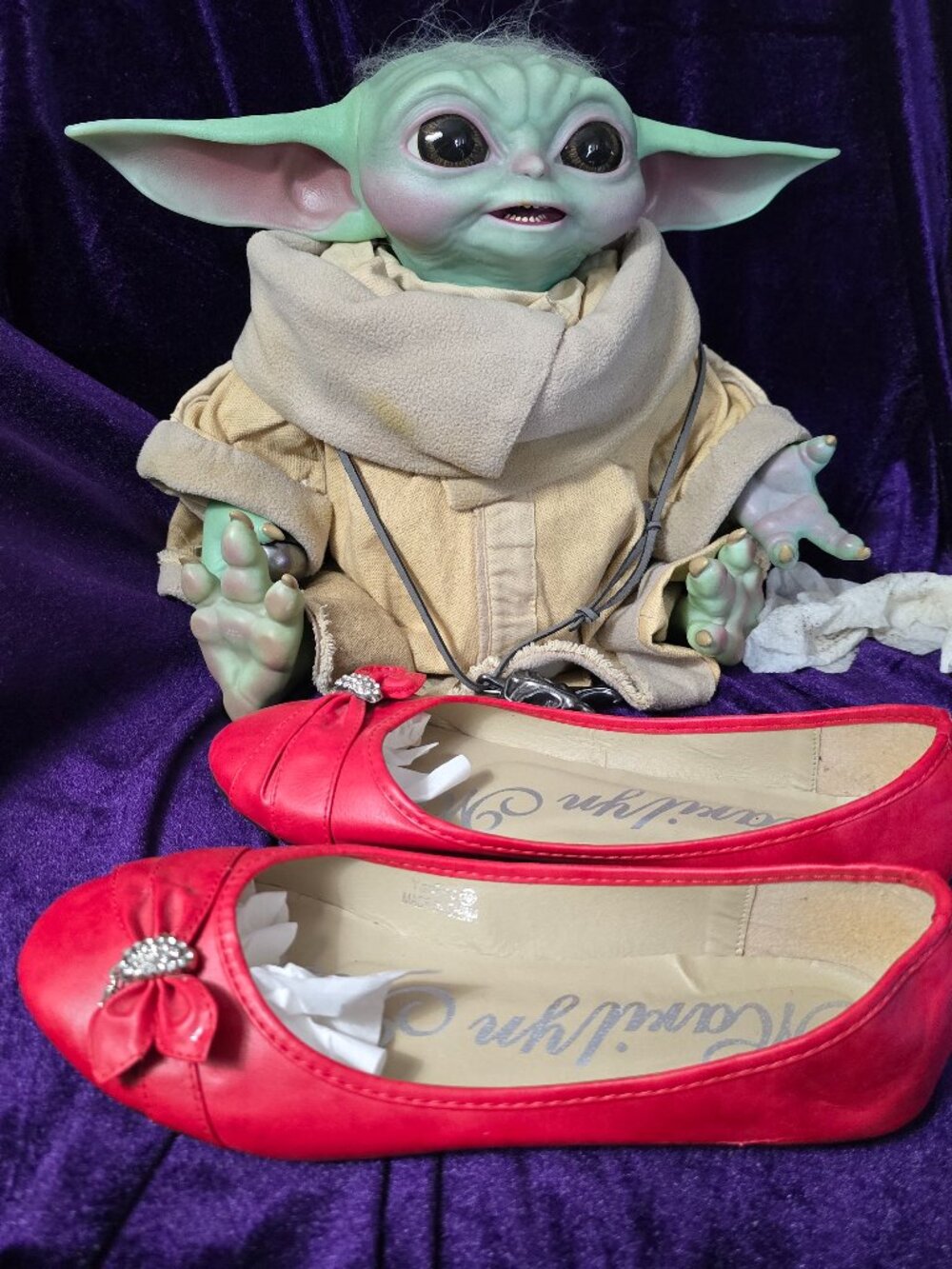 6 Pairs Of Cheap Used Flats - Size 10